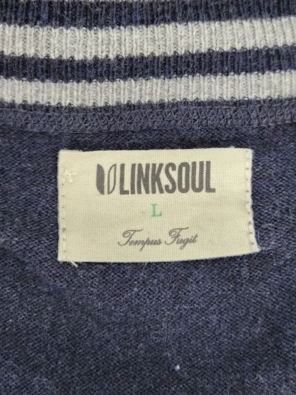 Linksoul Men's Long Sleeve 1/4 Zip Pullover Sweater Size Large